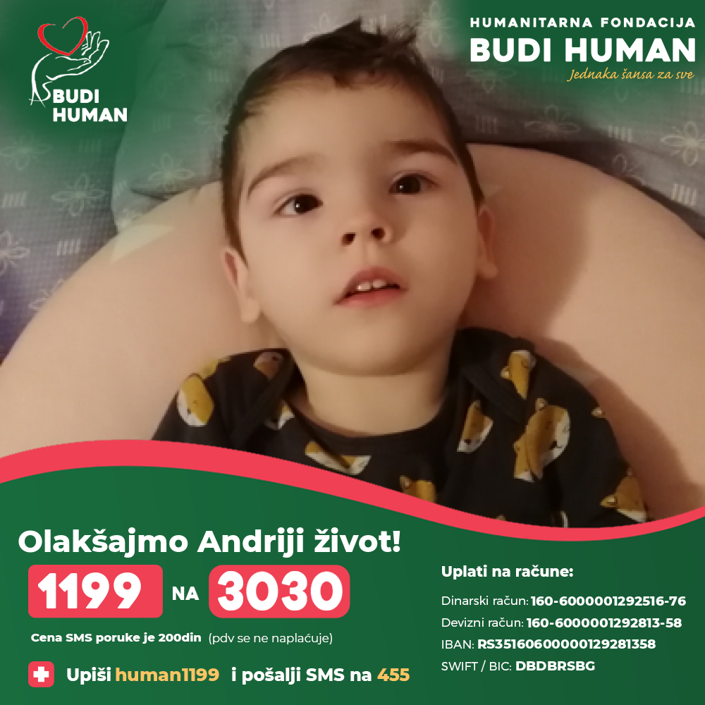 Andrija Arsin (1199) - E-donate by credit card - Humanitarian Foundation Budi Human