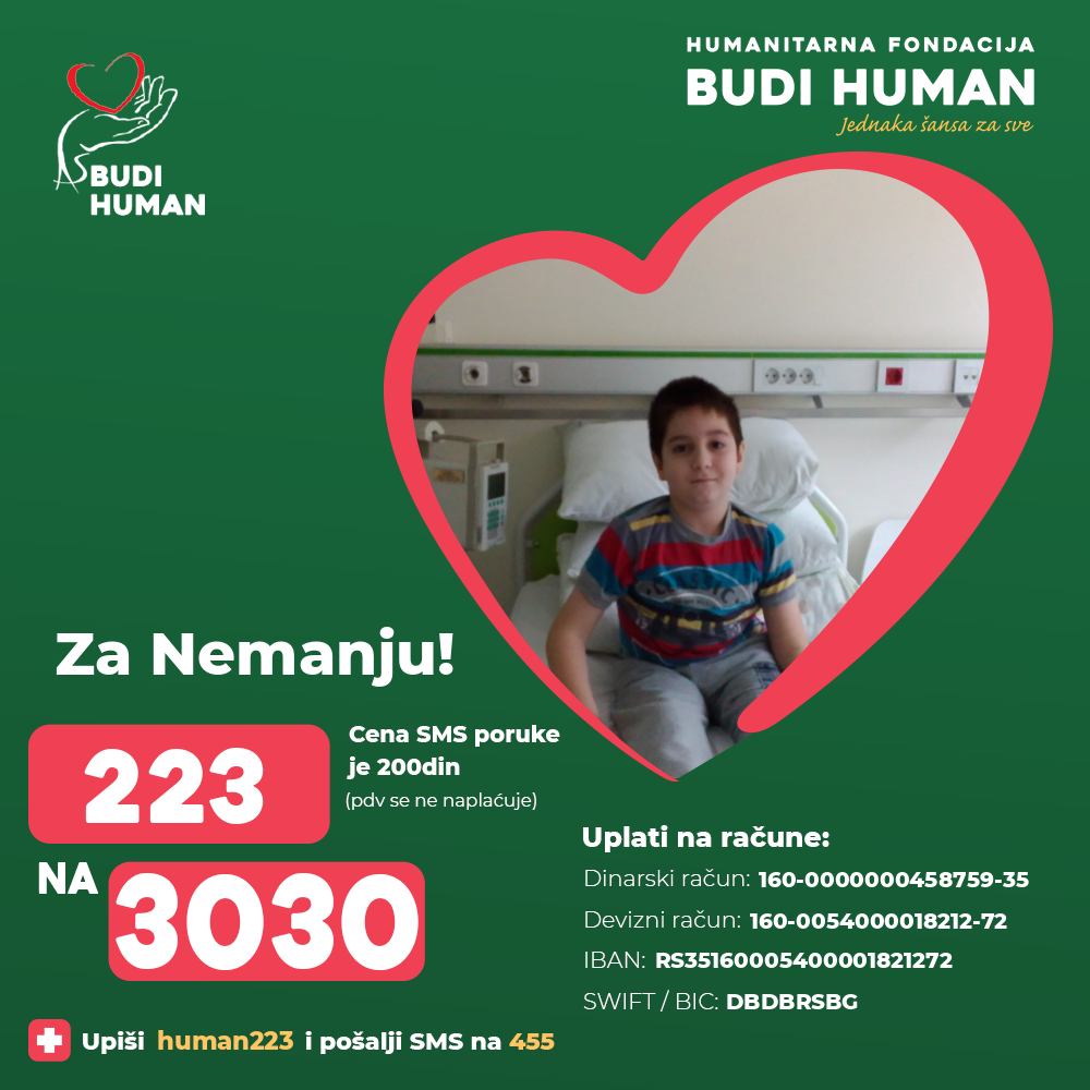 Nemanja Đorić (223) - Humanitarna fondacija Budi human - Aleksandar Šapić