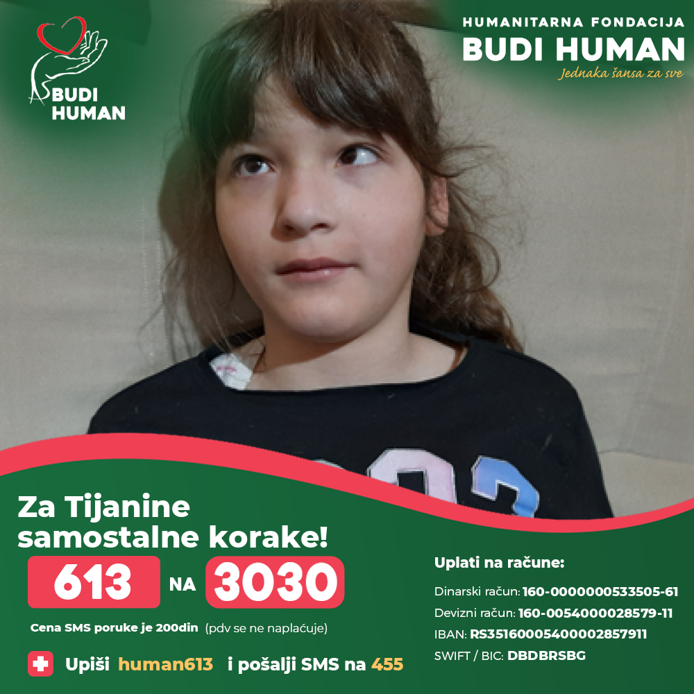 Tijana Nastasić (613) - Humanitarian Foundation Budi Human