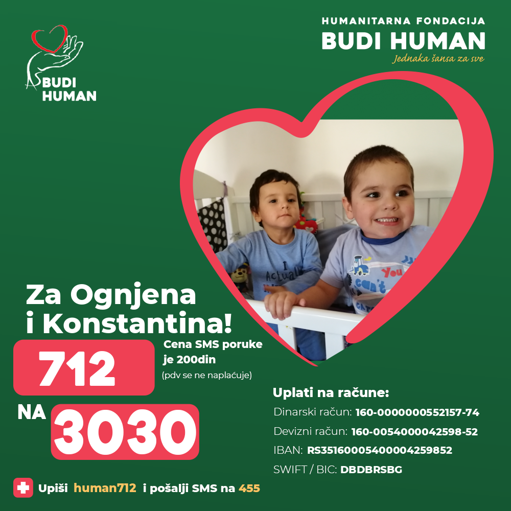 Ognjen i Konstantin Veđić (712) - Humanitarian Foundation Budi Human
