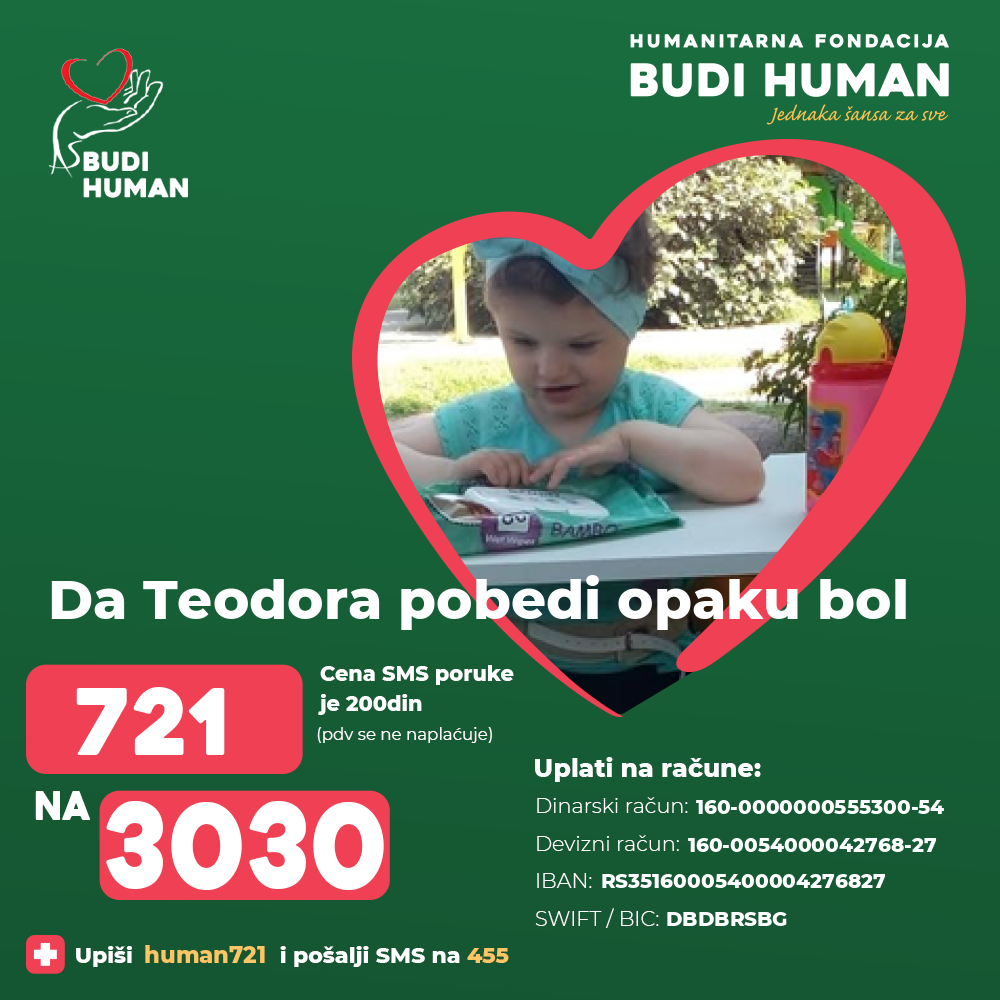 Teodora Andrić (721) - Humanitarian Foundation Budi Human