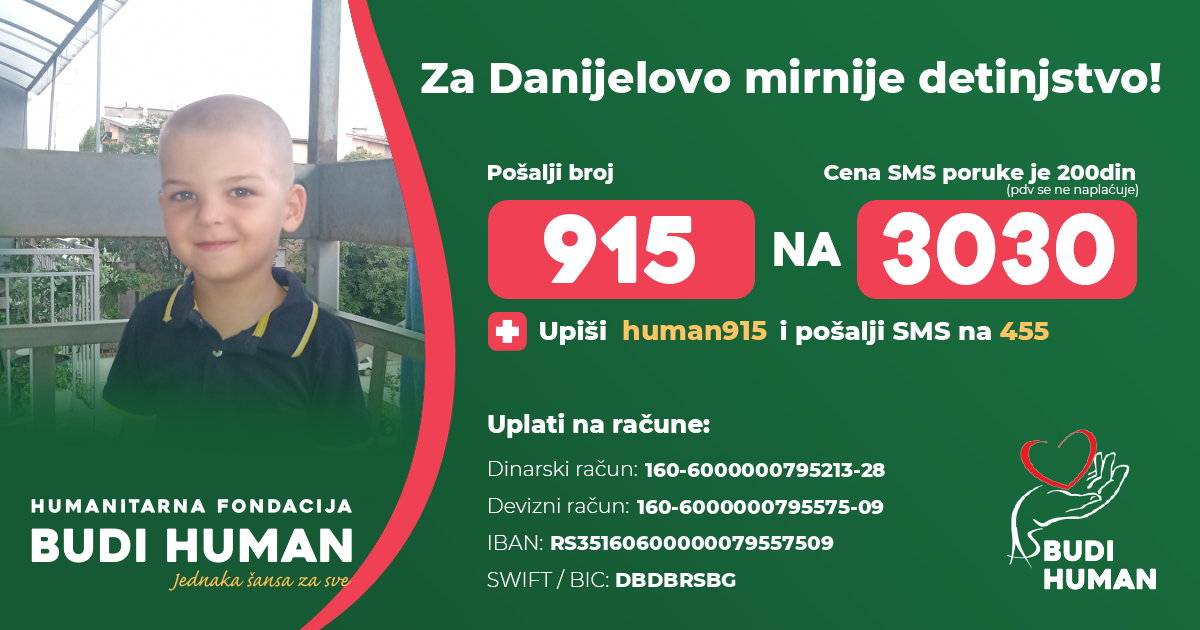 Danijel Mandić (915) - Humanitarian Foundation Budi Human