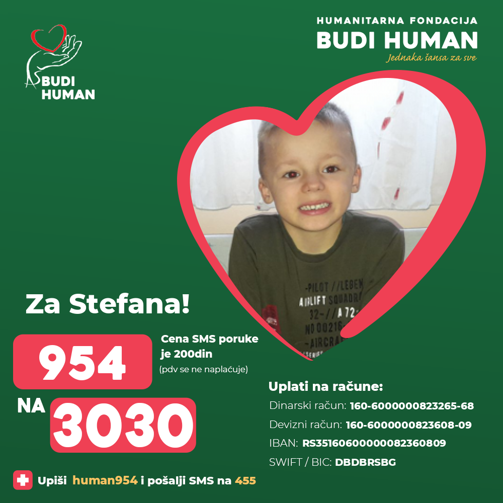 Stefan Živanović (954) - Humanitarian Foundation Budi Human