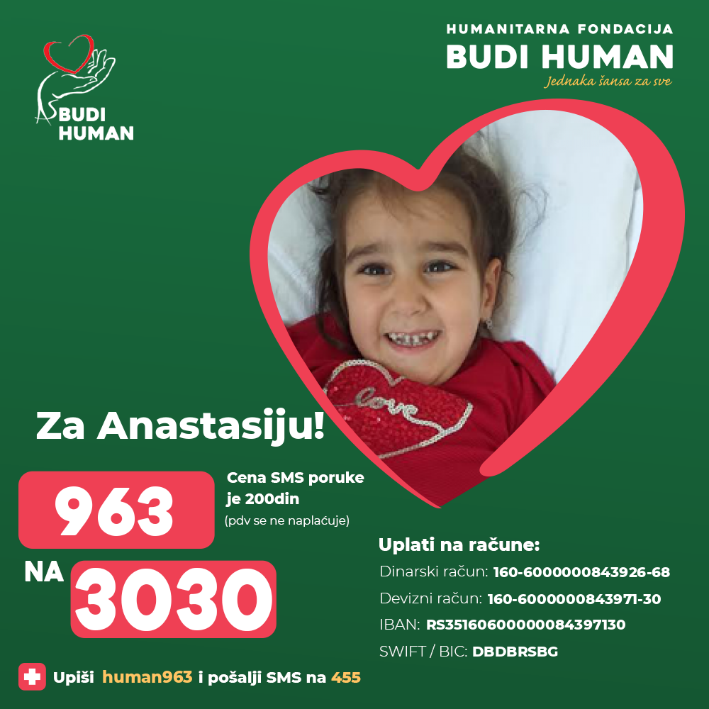 Anastasija Zafirović (963) - Humanitarian Foundation Budi Human
