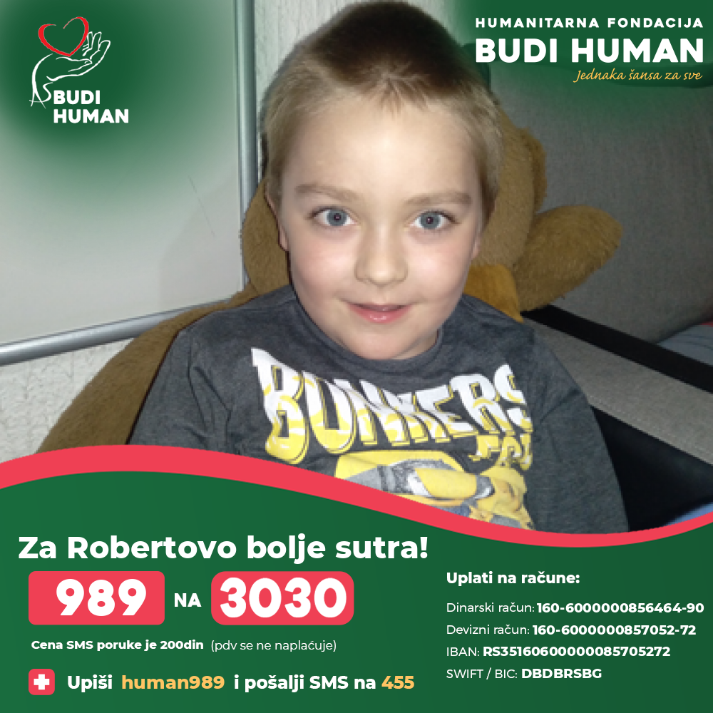 Robert Kovač (989) - Donate with Paypal - Humanitarian Foundation Budi Human